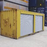 Yellow 20ft Used Container – Dual Side Roll-Up Doors