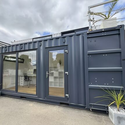 20ft x 8ft Custom Shipping Container Conversion | Portable Building | Garden Office - M-W Containers