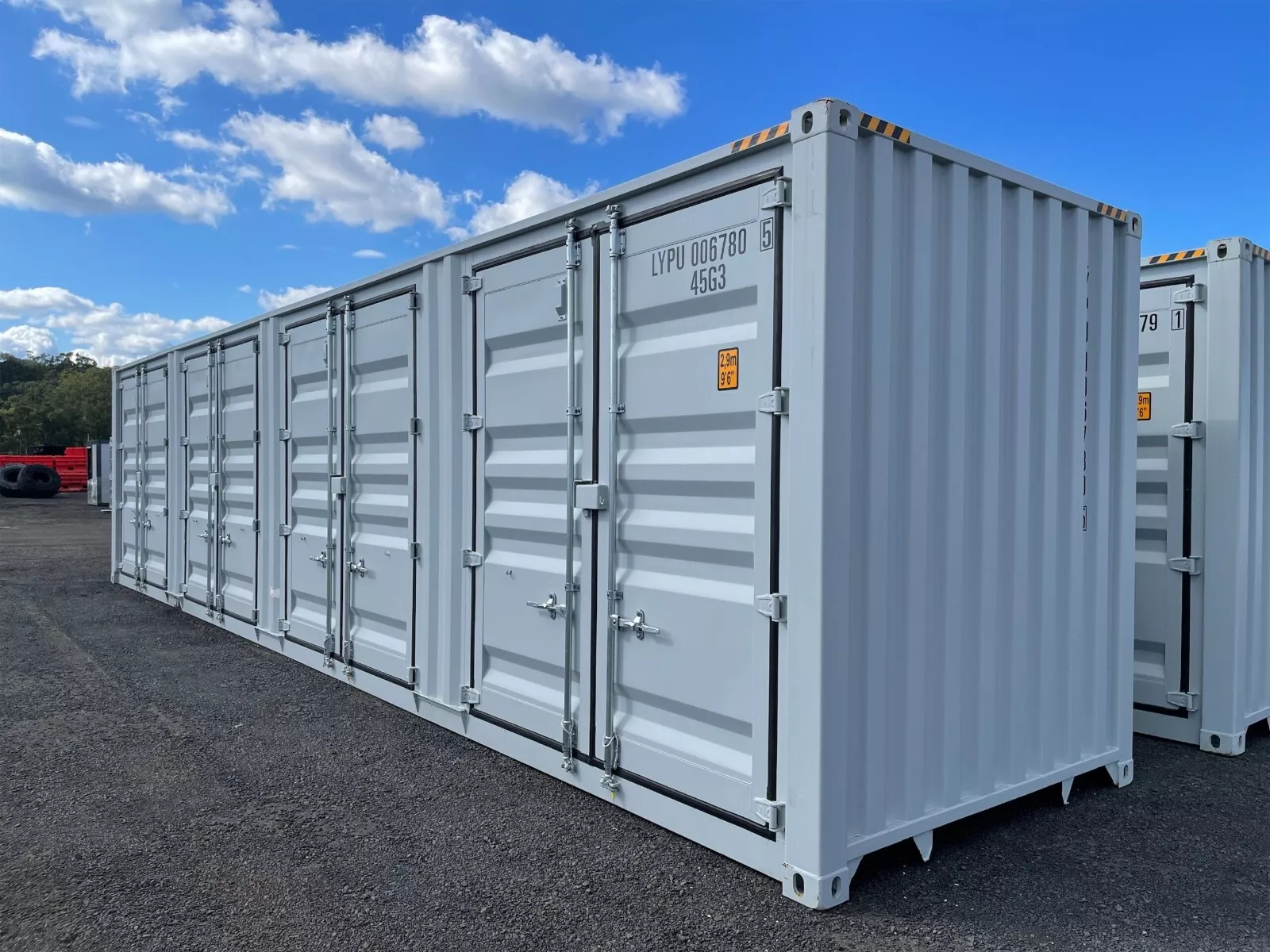 40FT High Cube Storage Shipping Container Conex w/4 Open Side Door 9.5′ Tall - M-W Containers 40FT High Cube Storage Shipping Container Conex w/4 Open Side Door 9.5′ Tall - M-W Containers