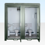 Double Mains Toilet USA | Durable Steel Site Toilet for Construction & Events